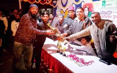 বাগেরহাটে ছাত্রদলের প্রতিষ্ঠাবার্ষিকী উপলক্ষে ব্যাডমিন্টন টুর্নামেন্ট