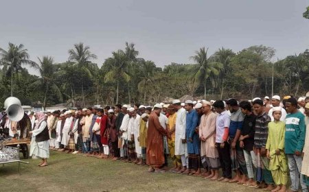 কালিগঞ্জে বিশিষ্ট ব্যবসায়ী জাপা নেতা আব্দুস সাত্তার  মোড়লের জানাজায় মুসুল্লীর ঢল