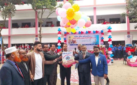 সৈয়দপুর লায়ন্স স্কুল এন্ড কলেজে ক্রীড়া প্রতিযোগিতা ও পুরস্কার বিতরণ