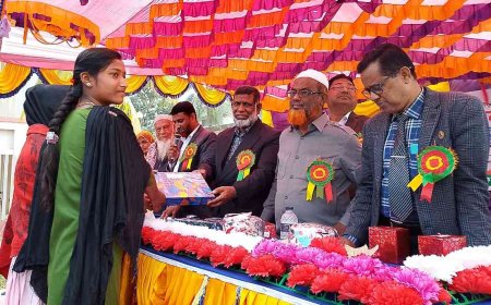 কালিগঞ্জের বড়শিমলা কারবালা মাধ্যমিক বিদ্যালয়ে সপ্তাহব্যাপী তারুণ্যের উৎসব ও পুরস্কার বিতরণ