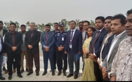 শ্যামনগরে মেগা প্রকল্প পরিদর্শন করলেন মন্ত্রীপরিষদ সচিব ড. শেখ আব্দুর রশিদ