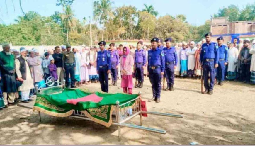 কালিগঞ্জে বীর মুক্তিযোদ্ধা আব্দুল ওহাব সরদারকে রাষ্ট্রীয় মর্যাদায় দাফন