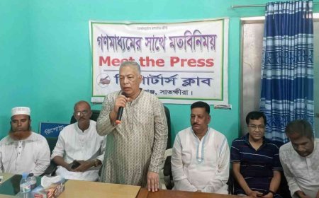 কালিগঞ্জ রিপোর্টার্স ক্লাবে সাতক্ষীরা-৩ আসনে বিএনপির মনোনয়ন প্রত্যাশী ডা. শহিদুল আলমের মতবিনিময়