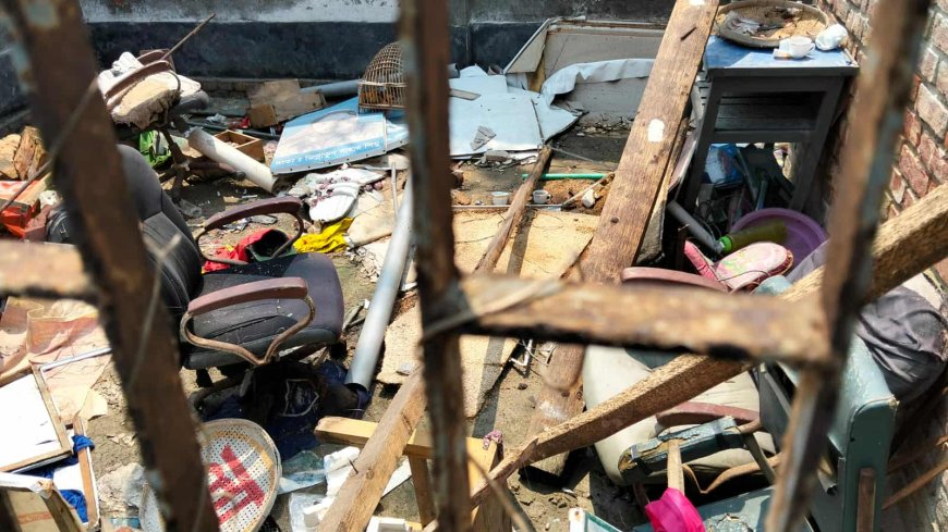 কালবৈশাখী ঝড়ে কালিগঞ্জের শিমু-রেজা এম.পি কলেজসহ বিভিন্ন স্থানে ক্ষয়ক্ষতি