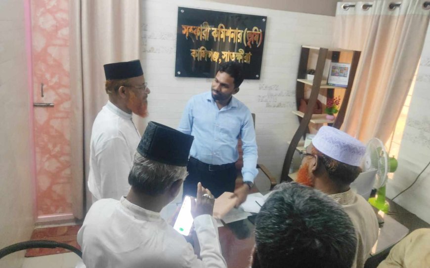 কালিগঞ্জের বিশিষ্টজনদের সাথে সাতক্ষীরা জেলা জামায়াতের আমীরের মতবিনিময়
