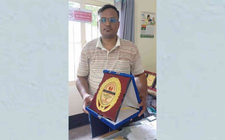 গোল্ডেন পিস অ্যাওয়ার্ড পেলেন কালিগঞ্জের বিষ্ণুপুর ইউপি চেয়ারম্যান জাহাঙ্গীর আলম