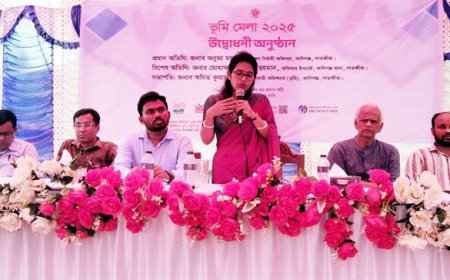 কালিগঞ্জে তিন দিনব্যাপী ভূমি মেলার বর্ণাঢ্য উদ্বোধন