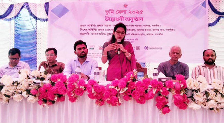 কালিগঞ্জে তিন দিনব্যাপী ভূমি মেলার বর্ণাঢ্য উদ্বোধন