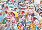 সড়কের মহামারি ব্যাটারি রিকশা