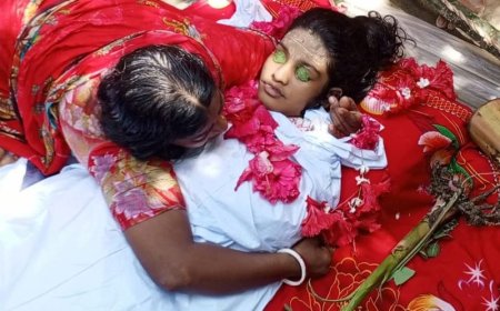 কালিগঞ্জে কথিত ওঝার ভুল চিকিৎসায় মারা গেল ৮ম শ্রেণির মেধাবী ছাত্রী অহনা