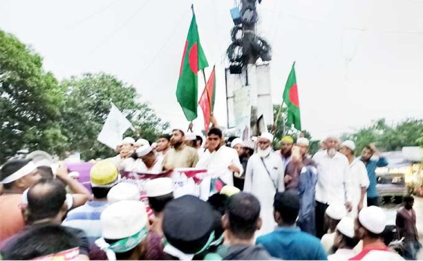 ফ্যাসিবাদের পতনের বর্ষপূর্তিতে কালিগঞ্জে জামায়াতের বিশাল গণমিছিল ও সমাবেশ