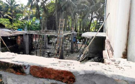 কালিগঞ্জ উপজেলা সদরে পানি উন্নয়ন বোর্ডের জায়গায় বহুতল ভবন নির্মাণের অভিযোগ