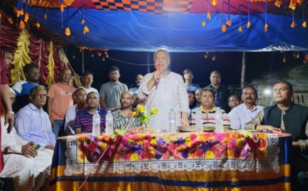 কালিগঞ্জের তেঁতুলিয়ায় শ্রীশ্রী জগদ্ধাত্রী পূজা পরিদর্শন করলেন জননেতা ডা. শহিদুল আলম