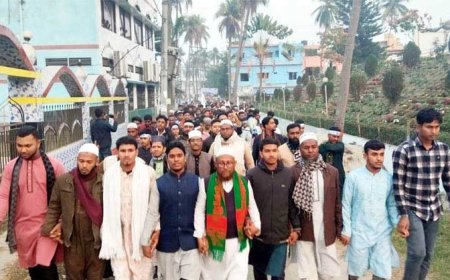 কালিগঞ্জের নলতায় দাঁড়িপাল্লার পক্ষে ছাত্রশিবিরের নির্বাচনী মিছিল ও পথসভা