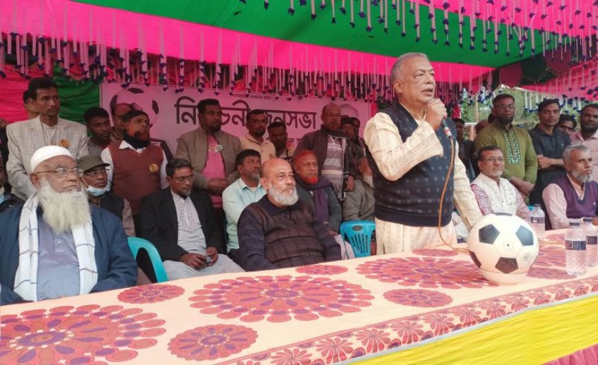 কালিগঞ্জের ভাড়াশিমলায় সাতক্ষীরা-৩ আসনে স্বতন্ত্র প্রার্থী ডা. শহিদুল আলমের জনসভা