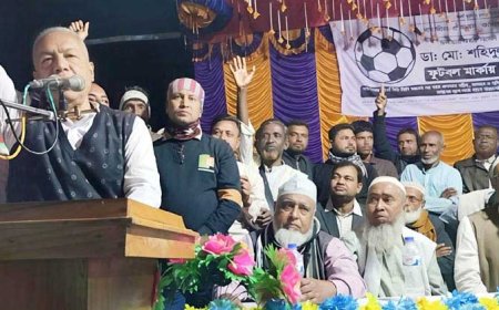 সাতক্ষীরা-৩ আসনে ফুটবল প্রতীকের প্রাথী ডা, শহিদুল আলম- ‌"মজলুম যেখানে উপরওয়ালা সেখানে''