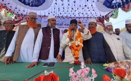 শ্যামনগরের তিনবারের এমপি জামায়াত নেতা গাজী নজরুল ইসলামকে সংবর্ধনা