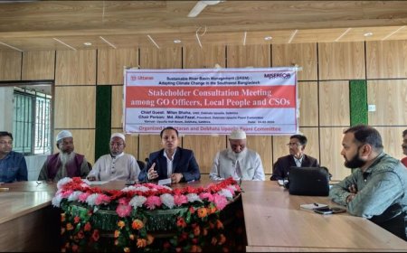 দেবহাটায় টেকসই নদী অববাহিকা ব্যবস্থাপনা বিষয়ক পরামর্শ সভা