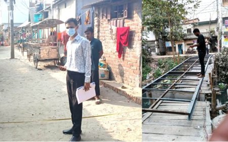 সৈয়দপুর পৌরসভায় জোরেশোরে চলছে উন্নয়ন প্রকল্পের কাজ