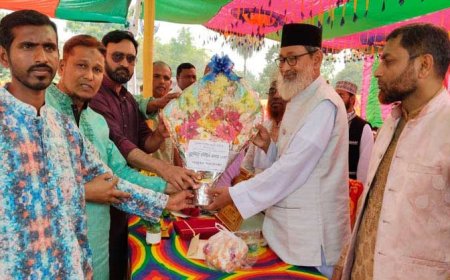 কালিগঞ্জের রতনপুরে এমপি মুহাদ্দিস রবিউল বাশারকে সংবর্ধনা প্রদান ও ইফতার মাহফিল