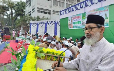 সাতক্ষীরার কালিগঞ্জে জামায়াতের গণইফতার ও  এমপি রবিউল বাশারকে সংবর্ধনা প্রদান