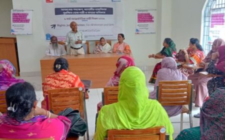 আশাশুনিতে আন্তর্জাতিক নারী দিবস উপলক্ষে রূপান্তরের আলোচনা সভা