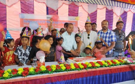 দেবহাটায় ব্যতিক্রমধর্মী জন্মদিন উদ্‌যাপন