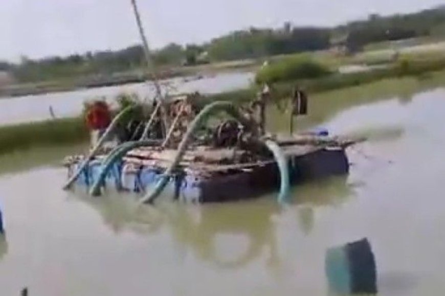 ভূমিকম্পের উৎপত্তিস্থল ভূগর্ভ থেকে অবৈধ ভাবে বালু উত্তোলনের শীর্ষে আশাশুনি