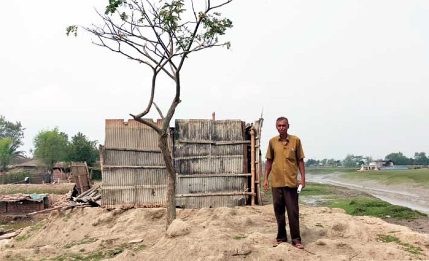 পাইকগাছায় আদালতের নির্দেশনা উপেক্ষা করে ঘরবাড়ি নির্মাণের চেষ্টা 