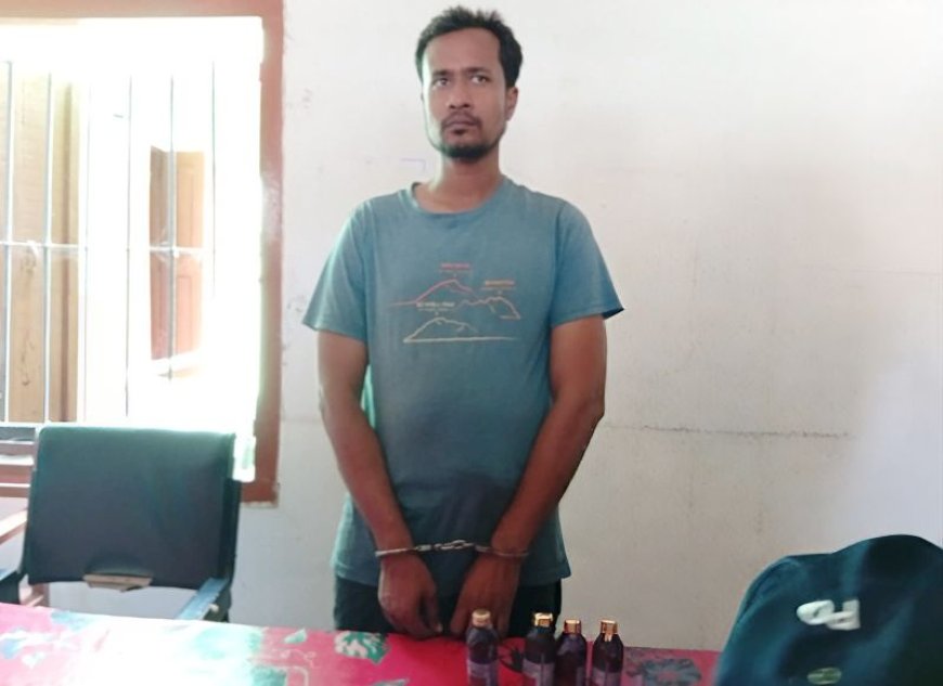 সাতক্ষীরার কালিগঞ্জে নেশার সিরাপসহ যুবক আটক