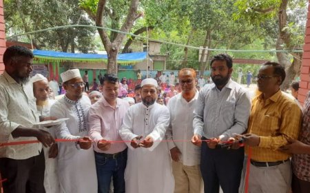 সৈয়দপুরে লক্ষণপুর চড়কপাড়া প্রাথমিক বিদ্যালয়ের একাডেমিক ভবন উদ্বোধন