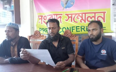 শ্যামনগর ফিলিং স্টেশনে কালিগঞ্জের যুবদল নেতা বাবুর হুমকির ঘটনায় সংবাদ সম্মেলন