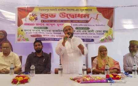 সৈয়দপুরে ৭৯ লাখ টাকায় নির্মিত প্রাথমিক বিদ্যালয়ের দ্বিতল ভবনের উদ্বোধন