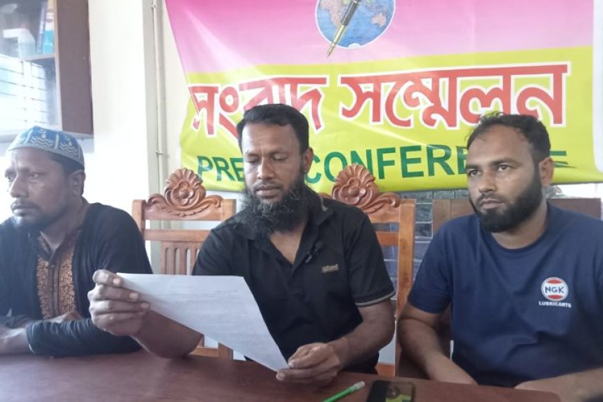 শ্যামনগর ফিলিং স্টেশনে কালিগঞ্জের যুবদল নেতা বাবুর হুমকির ঘটনায় সংবাদ সম্মেলন