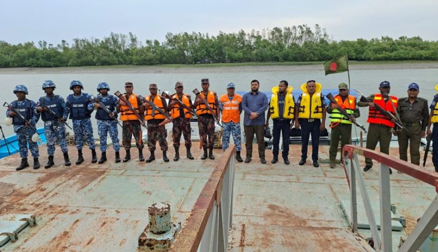 শ্যামনগর সংলগ্ন সুন্দরবনে দস্যু দমনে যৌথ অভিযান