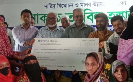 কালিগঞ্জে যাকাত তহবিলের চেক বিতরণ করলেন সাবেক মন্ত্রীপরিষদ সচিব ড. শেখ আব্দুর রশিদ