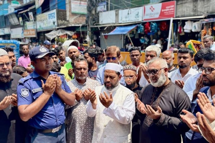 সৈয়দপুরে স্থাপিত রোড ডিভাইডারের উদ্বোধন