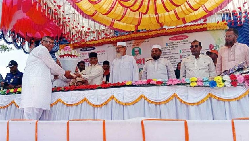 মৌতলা শিমু-রেজা এমপি কলেজে সাতক্ষীরা-৩ ও ৪ আসনের সংসদ সদস্যকে সংবর্ধনা প্রদান