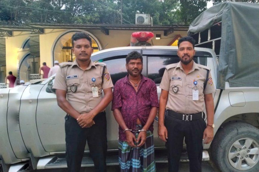 পপকন বিক্রির অন্তরালে গাঁজার ব্যবসার অভিযোগে ব্যবসায়ী জালাল গ্রেফতার