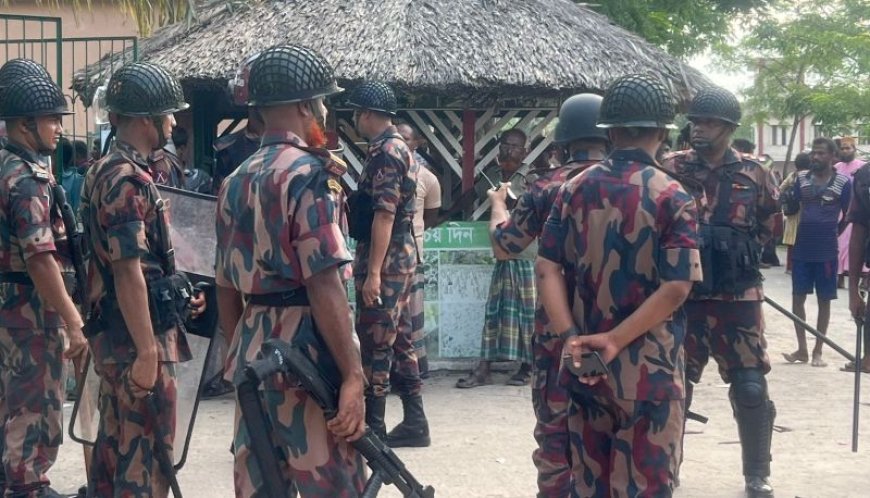 বনজীবী নিহতের ঘটনায় বিজিবি মোতায়েন, এলাকায় থমথমে পরিবেশ বিরাজ