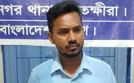 শ্যামনগরে যৌতুকলোভী আজিজুল হক আকাশ গ্রেফতার