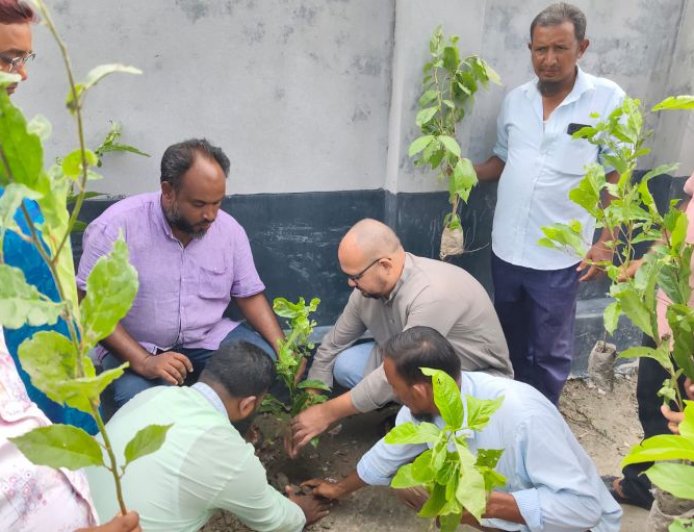 সৈয়দপুরে কৃষক দলের বৃক্ষরোপণ কর্মসূচি
