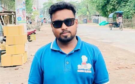 কালিগঞ্জে ট্রাকচাপায় যুবকের মৃত্যু