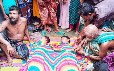 কালিগঞ্জে পুকুরে ডুবে মামা-ভাগ্নের মৃত্যু