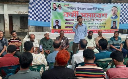 কালিগঞ্জের বিষ্ণুপুরে জাতীয়তাবাদী মৎস্যজীবী দলের কর্মী সম্মেলন