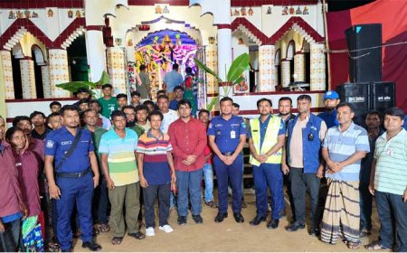 পূজামণ্ডপে নিরাপত্তায় গাফিলতি হলে আনসারদের জবাবদিহি করতে হবে : এএসপি বায়েজিদ ইসলাম