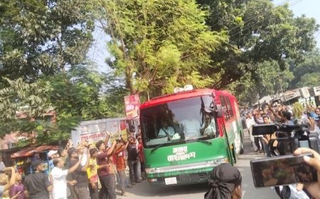 সৈয়দপুরে প্রধানমন্ত্রীকে স্বাগত জানালেন বিএনপির নেতা-কর্মীসহ হাজার হাজার জনতা