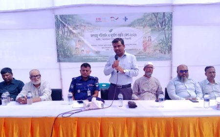 আশাশুনিতে জলবায়ু পরিবর্তন ও দুর্যোগ প্রস্তুতি মেলা