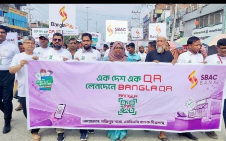 নওগাঁর পত্নীতলায় ক্যাশলেস বাংলাদেশ কার্যক্রম নিয়ে সচেতনতামূলক সভা