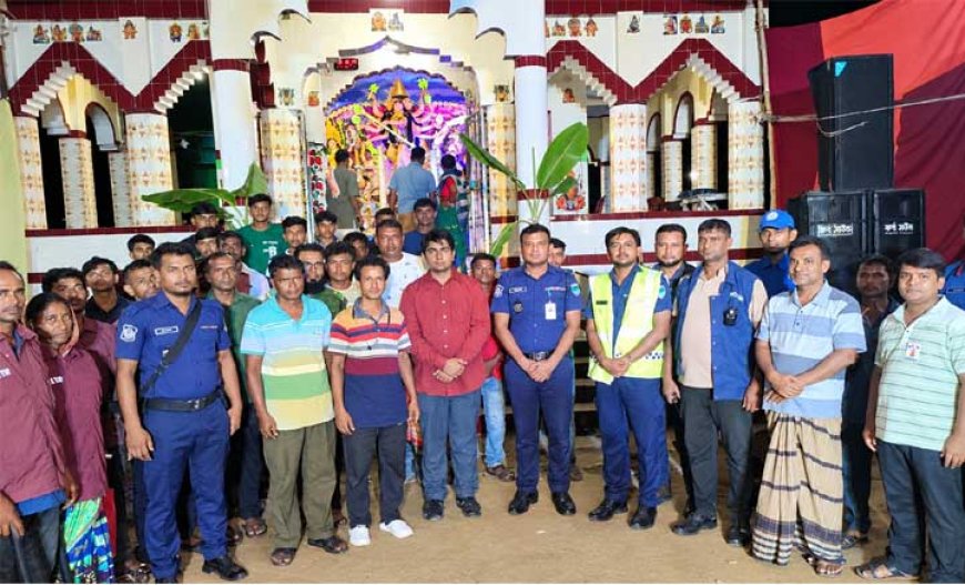 পূজামণ্ডপে নিরাপত্তায় গাফিলতি হলে আনসারদের জবাবদিহি করতে হবে : এএসপি বায়েজিদ ইসলাম